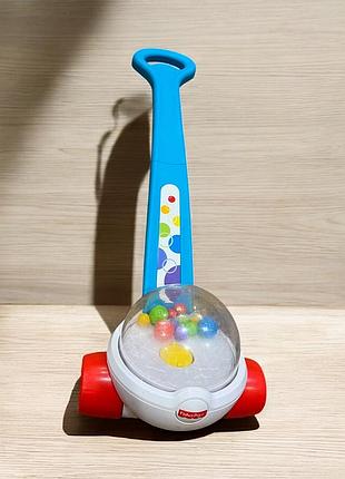 Розвиваюча іграшка каталка з кульками від fisher-price