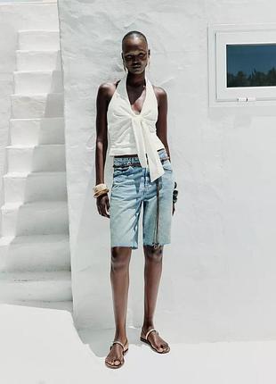 Шорти жіночі джинсові zara new
