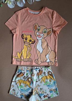 Пижама, летний костюм с король лев от primark