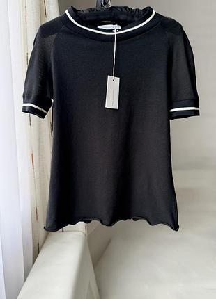 Victoria beckham майка топ футболка из тонкого хлопка