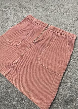 Вельветова юбка з колечком