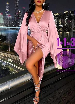 🥰 сукня міді з цікавим рукавом shein 2xl