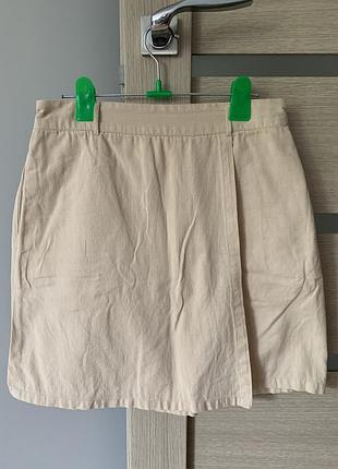 Лимонна трендова спідниця