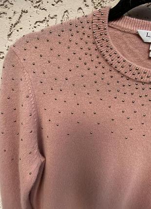 Джемпер кольору попіл троянди l.k.bennett 5