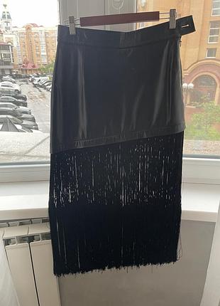 Шкіряна спідниця helmut lang 2