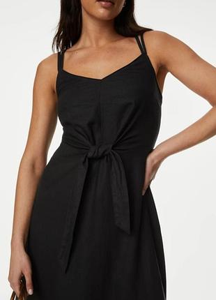 M&s лляне плаття на бретелях