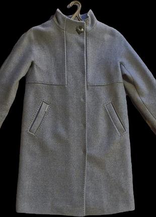 Пальто tiara темно-бежевого/серого цвета размера 44