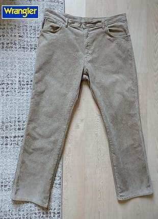 Вельветовые джинсы wrangler texas. идеальное состояние. вельвет