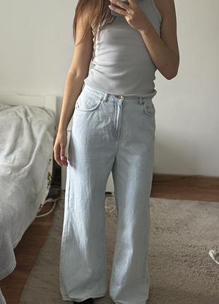 Прямые джинсы zara