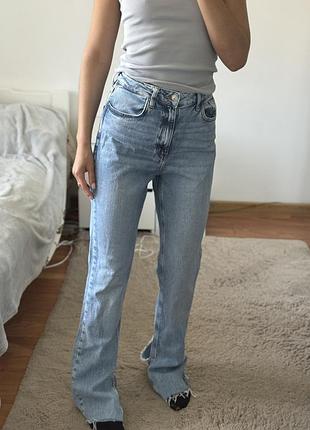 Прямые джинсы zara