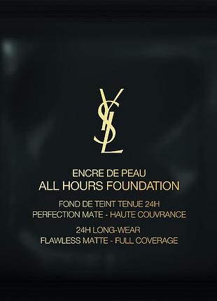 Тональный крем yves saint laurent all hours encre de peau long-lasting foundation spf 20 (пробник) оттенок b20 ivory.