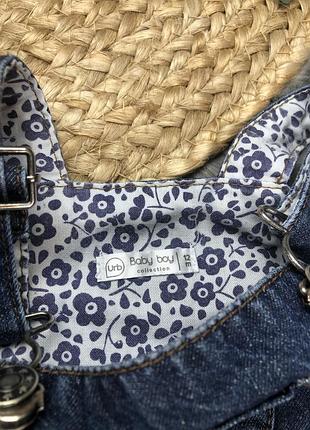 Джинсовий комбінезон 12 міс. 6