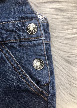 Джинсовий комбінезон 12 міс. 3