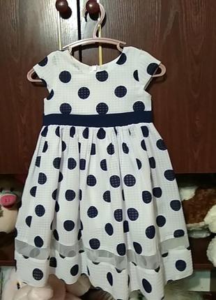 Платье на девочку 2-4 года