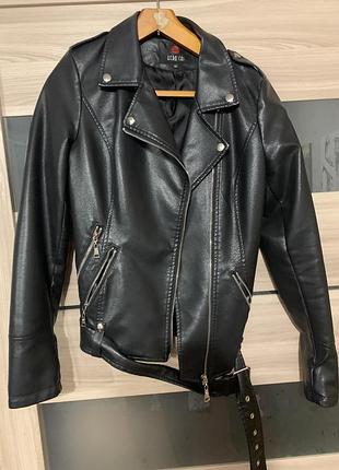 Шкіряна куртка жіноча hero xxl, нова, дефектів немає