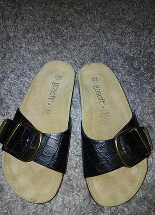 Шльопанці жіночі нові легкі go soft німеччина розмір 37-24см