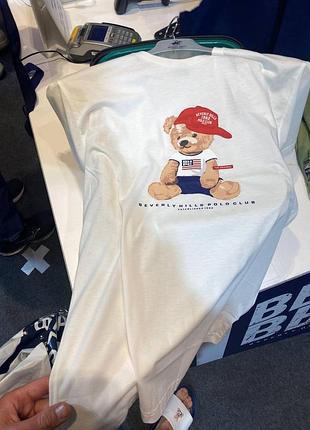 Футболка polo bear ralph lauren унісекс футболка з ведмедем