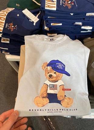 Футболка polo bear ralph lauren унісекс футболка з ведмедем