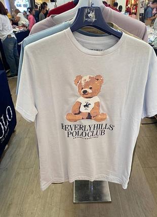 Футболка polo bear ralph lauren унісекс футболка з ведмедем