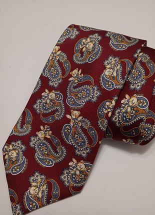 Шелковый галстук с принтом мишек, van heusen.