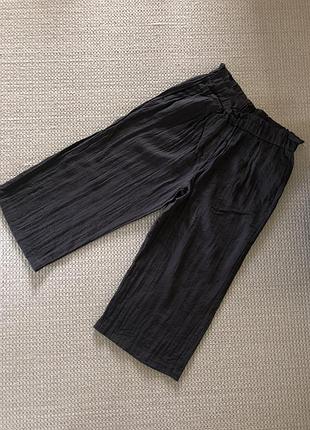 Широкі кюлоти брюки штани широкие вкорочені кюлоты штаны укорочены