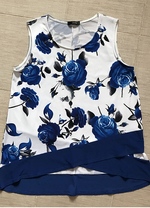 Шикарная летняя блуза без рукавов, удлиненная спинка, от quiz. 42 евро