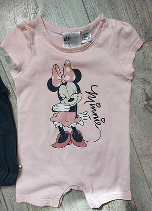 Песочник, боди next, h&amp;m 56, 1,2 мес 7