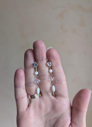 Серьги с перламутром