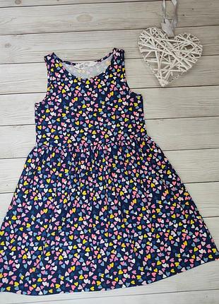 Трикотажное платье,платье, сарафан h&amp;m 6-8