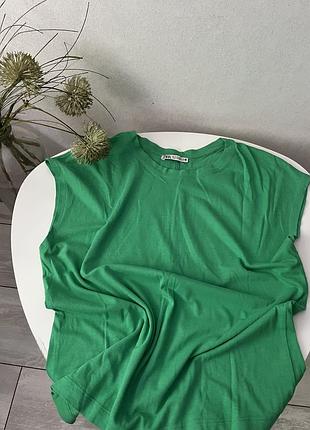 Котонова футболка zara