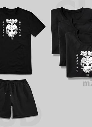 Футболка база + шорти black