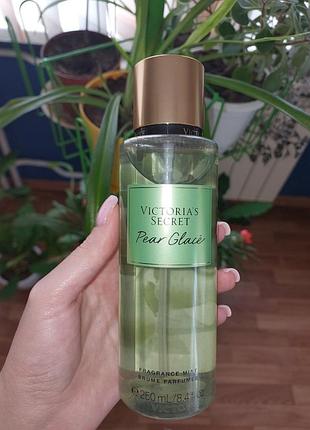 Парфумований спрей для тіла victoria's secret pear glacé fragrance mist, оригінал