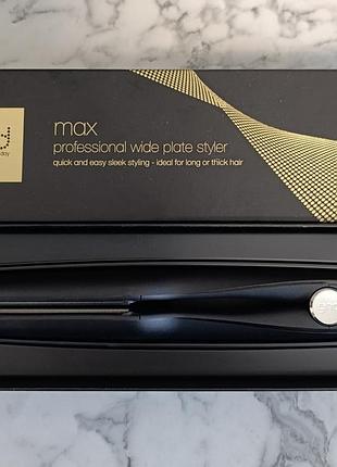 Професійний стайлер ghd max чорний — потужне випрямлення волосся