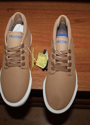Кожаные ботинки lacoste esparre chukka 319 1, 37 размер