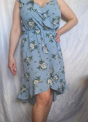 Сарафан в цветочный принт