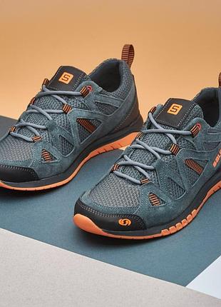 Літні кросівки salomon ultra track шкіра нубук сітка
