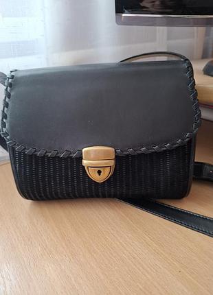 Сумка кожаная винтажная "harrie hendriks" натуральная кожа