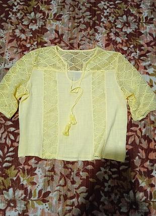 Ажурная блузка