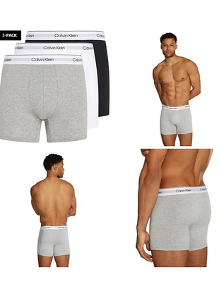 Набор мужских трусов боксеров calvin klein 3 шт в наборе.