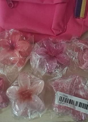 Красивые розовые заколки