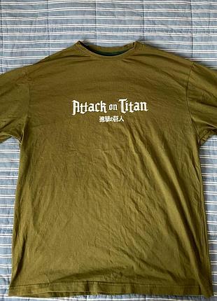 Футболка attack on titan оверсайз