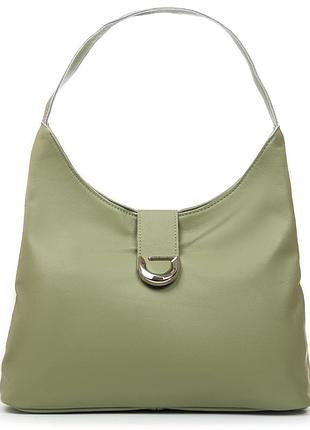 Сумка жіноча класична. натуральна шкіра. alex rai. оливковий.