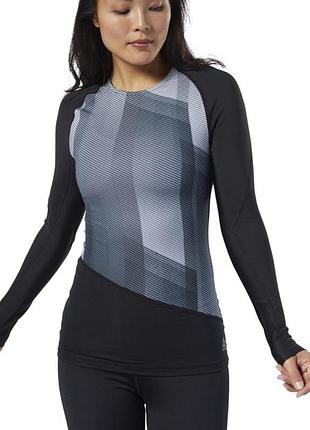 Спортивний компресійний лонгслів, кофта reebok