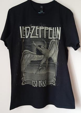 Футболка чоловіча/унісекс з лого led zeppelin.gilden(belgium).m.