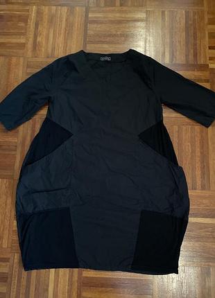 Чорне дизайнерське бохо плаття сукня балон  преміум бренду xadoo 44-46 (50-52) німеччина 🇩🇪 як oska