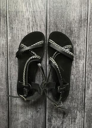 Чорні босоніжки/сандалі жіночі cellini
