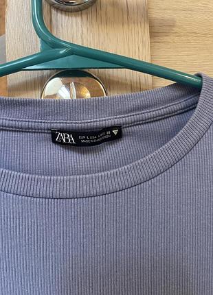 Жіноче боді лонг zara в рубчик 2