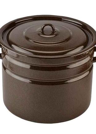 290534. бак ем. 20л /1 с крышкой "коричневый" (i2827/1) тм"idilia"