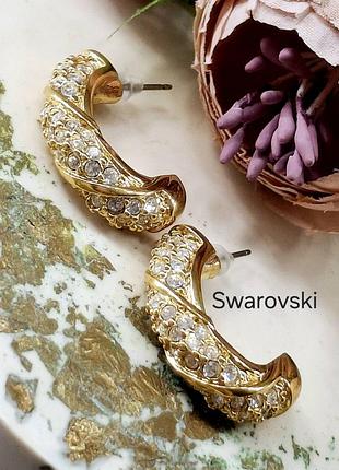Сережки swarovski