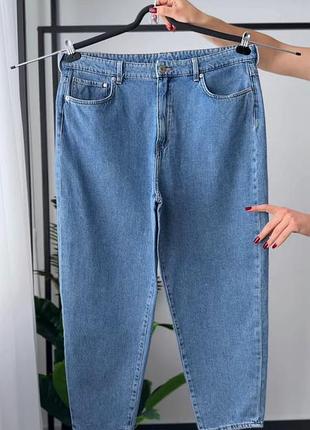 Джинси mom з високою посадкою від h&m